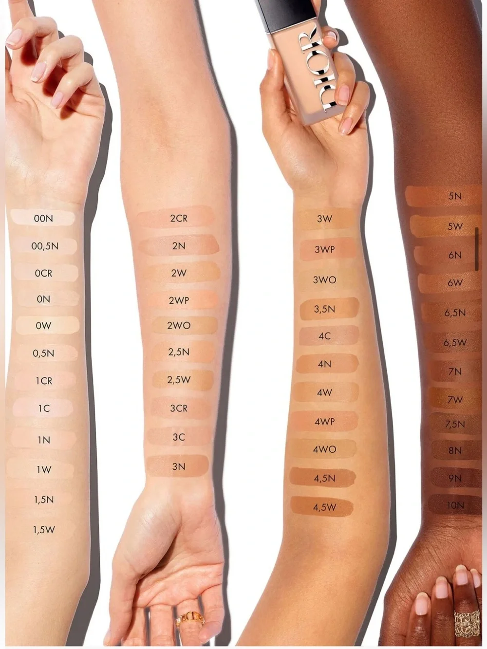 Dior Foever Skin Wear Neutral Beige Liquid Foundation Shade 2 CR  Makeup